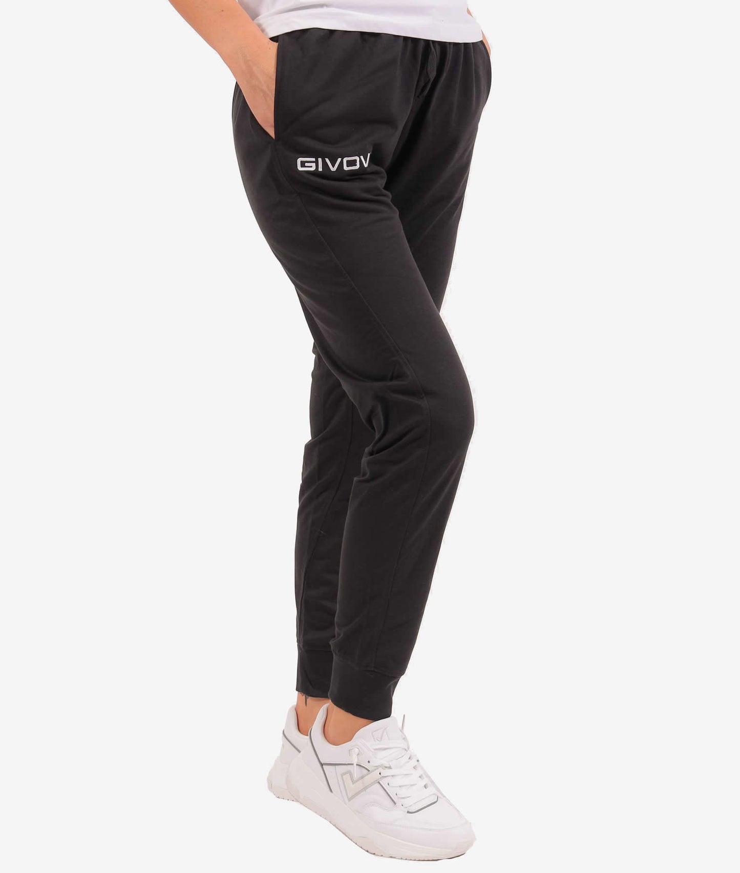 GIVOVA PANTA COTONE KING LOGO SMALL