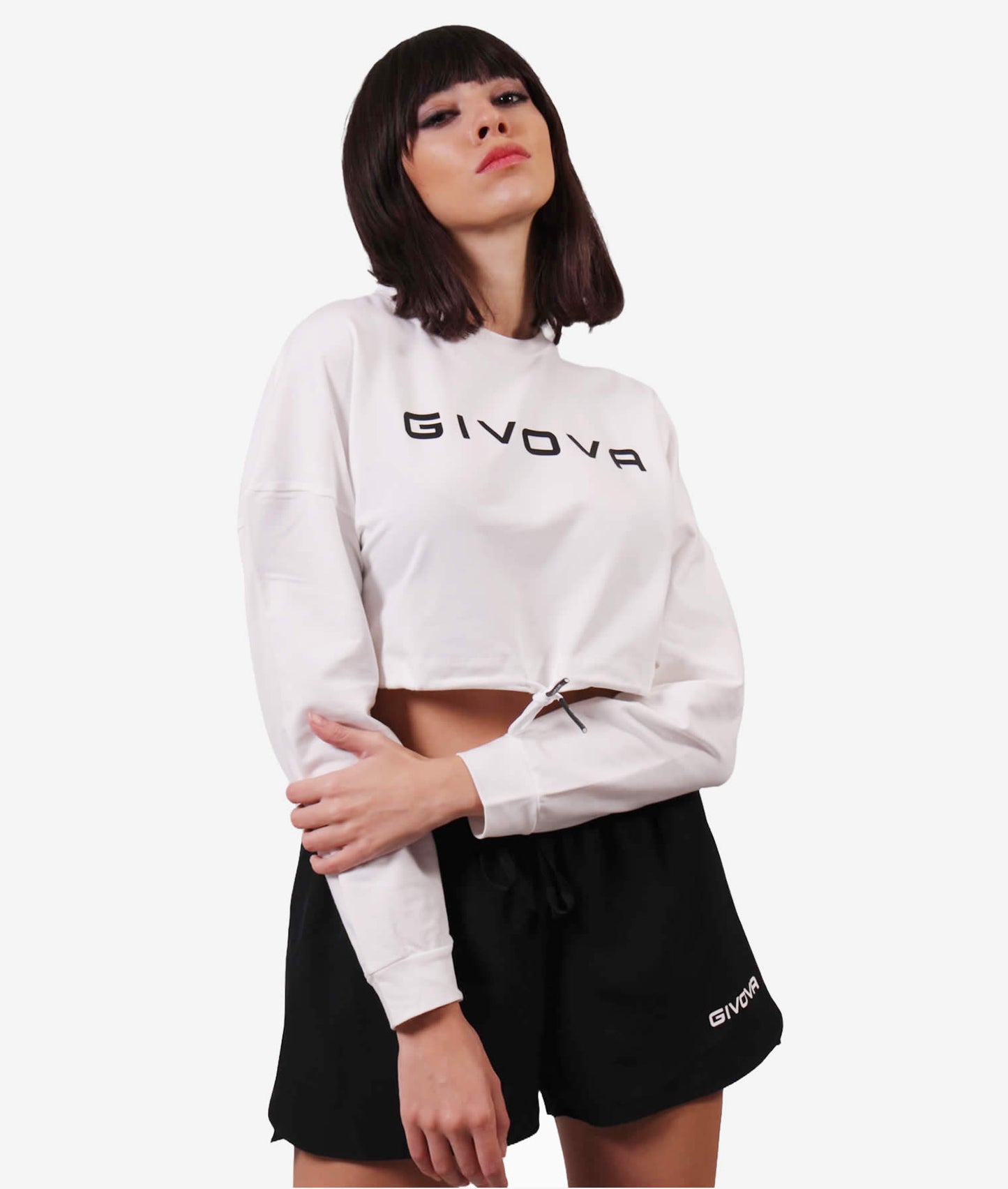 GIVOVA SHIRT DONNA SCOLLO A BARCA MANICA LUNGA