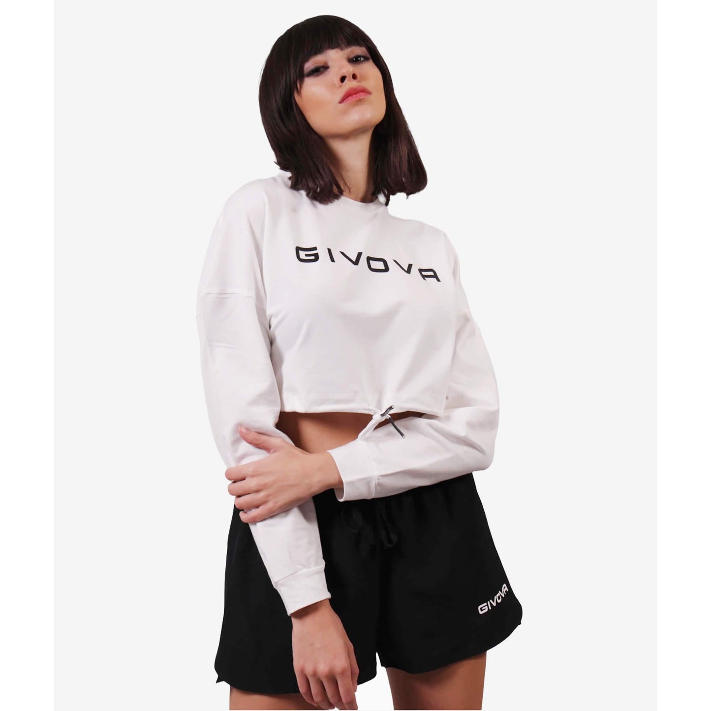 GIVOVA SHIRT DONNA SCOLLO A BARCA MANICA LUNGA