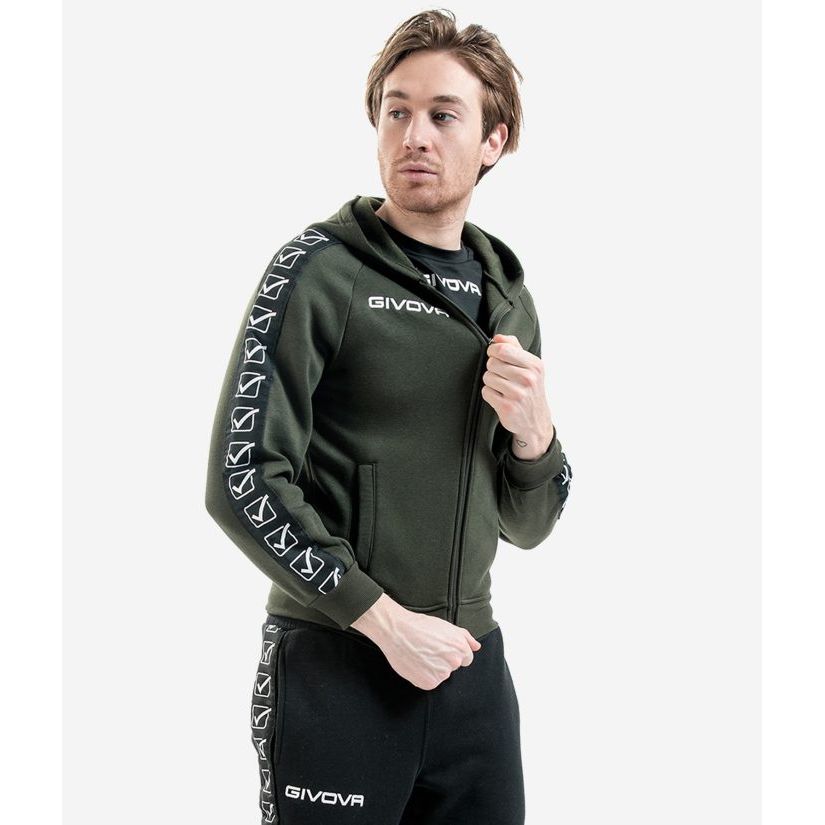 GIVOVA FELPA FULL ZIP BAND