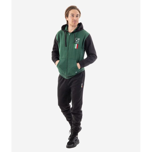 GIVOVA TUTA ITALIA 101 CON CAPPUCCIO UOMO IN FELPA