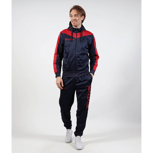 GIVOVA TUTA ROMA CON CAPPUCCIO POLARFLEECE