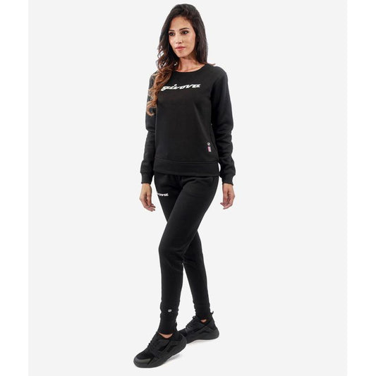 GIVOVA TUTA DONNA 104 G/COLLO CON PAILLETTES IN FELPA