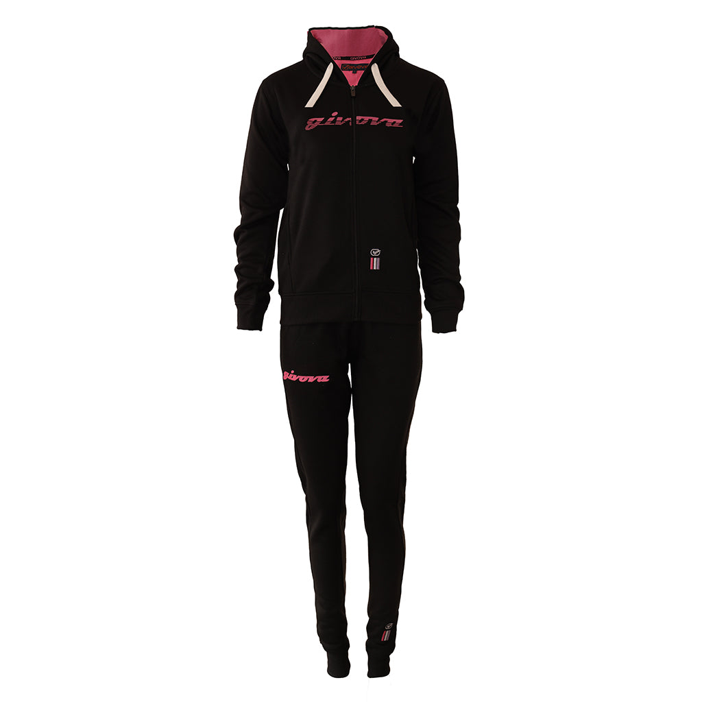 GIVOVA TUTA DONNA 102 G/COLLO CON TASCHE IN FELPA