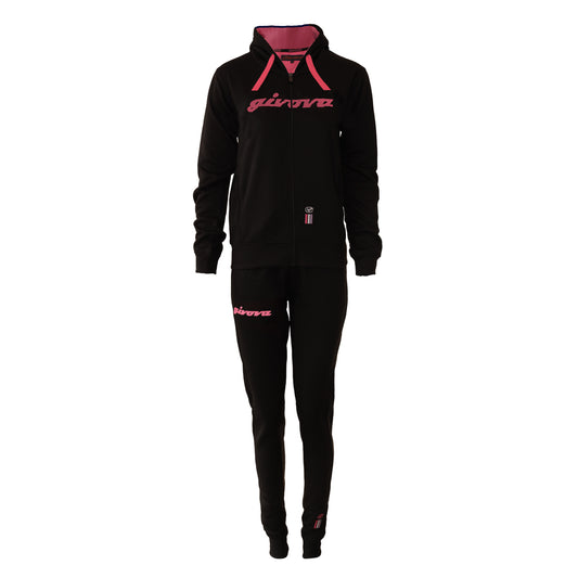 GIVOVA TUTA DONNA 105 PAILLETTES CON CAPP IN FELPA