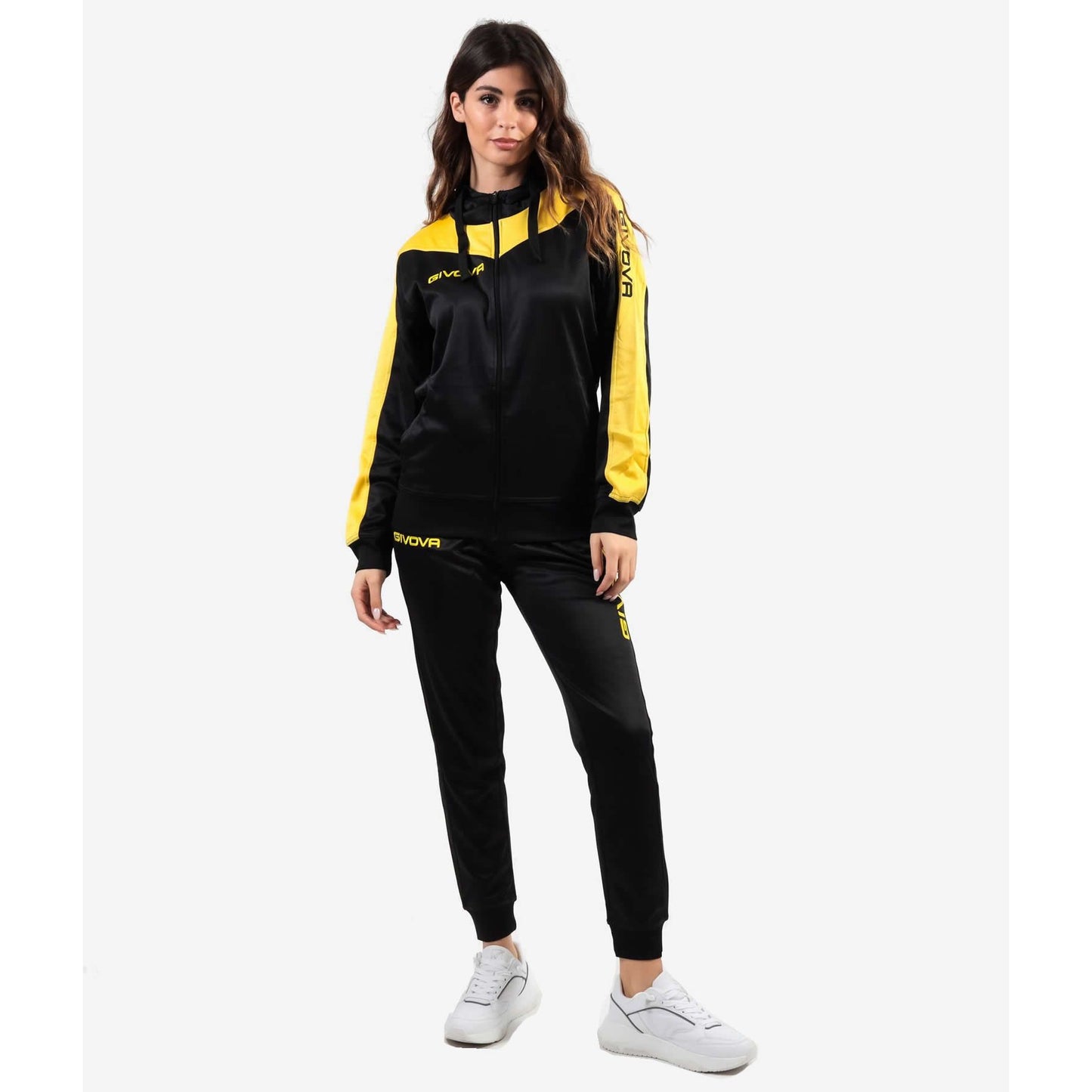 GIVOVA TUTA ROMA CON CAPPUCCIO POLARFLEECE