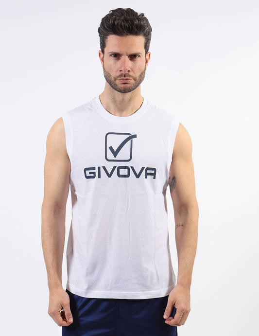 GIVOVA CANOTTA COTONE SPONSOR LOGO BIG