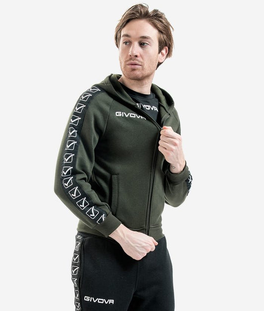 GIVOVA FELPA FULL ZIP BAND