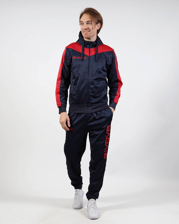 GIVOVA TUTA ROMA CON CAPPUCCIO POLARFLEECE — vista 2