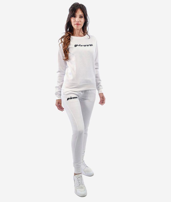 GIVOVA TUTA DONNA 104 G/COLLO CON PAILLETTES IN FELPA Givova Tute Planet Sport Italia