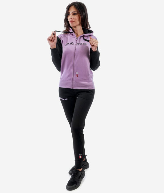 GIVOVA TUTA DONNA 102 G/COLLO CON TASCHE IN FELPA