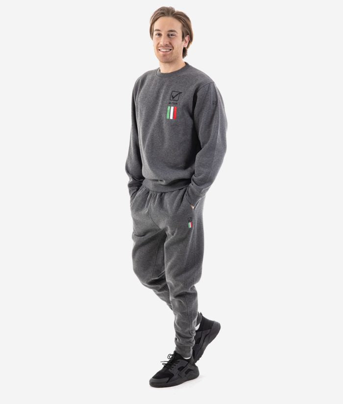 GIVOVA TUTA ITALIA 100 UOMO IN FELPA