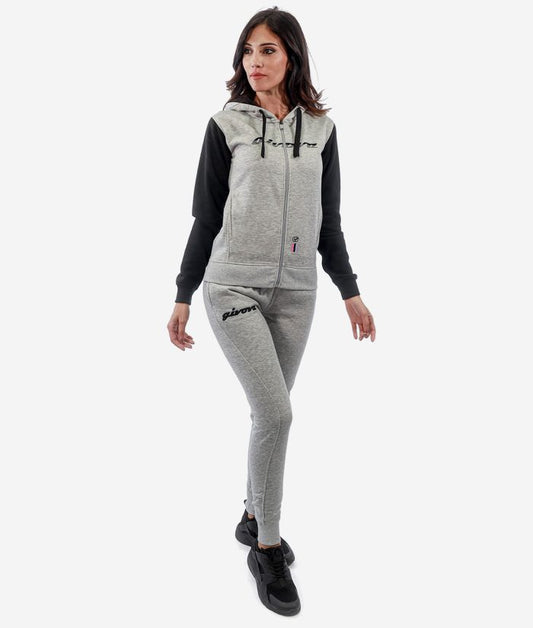 GIVOVA TUTA DONNA 102 G/COLLO CON TASCHE IN FELPA