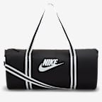 Nike Unisex-adulto NK HERITAGE DUFF NK HERITAGE DUFF, NERO/NERO/BIANCO NIKE Planet Sport Italia