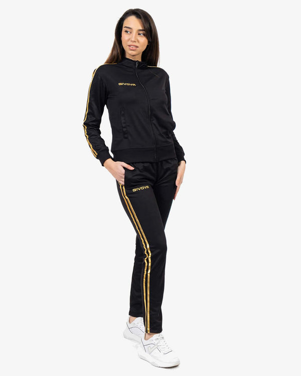 Givova Tuta Revolution Summer Donna nero oro TR033SW-1020 Givova Planet Sport Italia