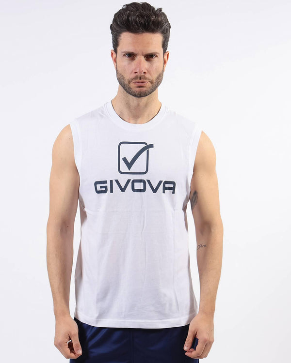 GIVOVA CANOTTA COTONE SPONSOR LOGO BIG — vista 2