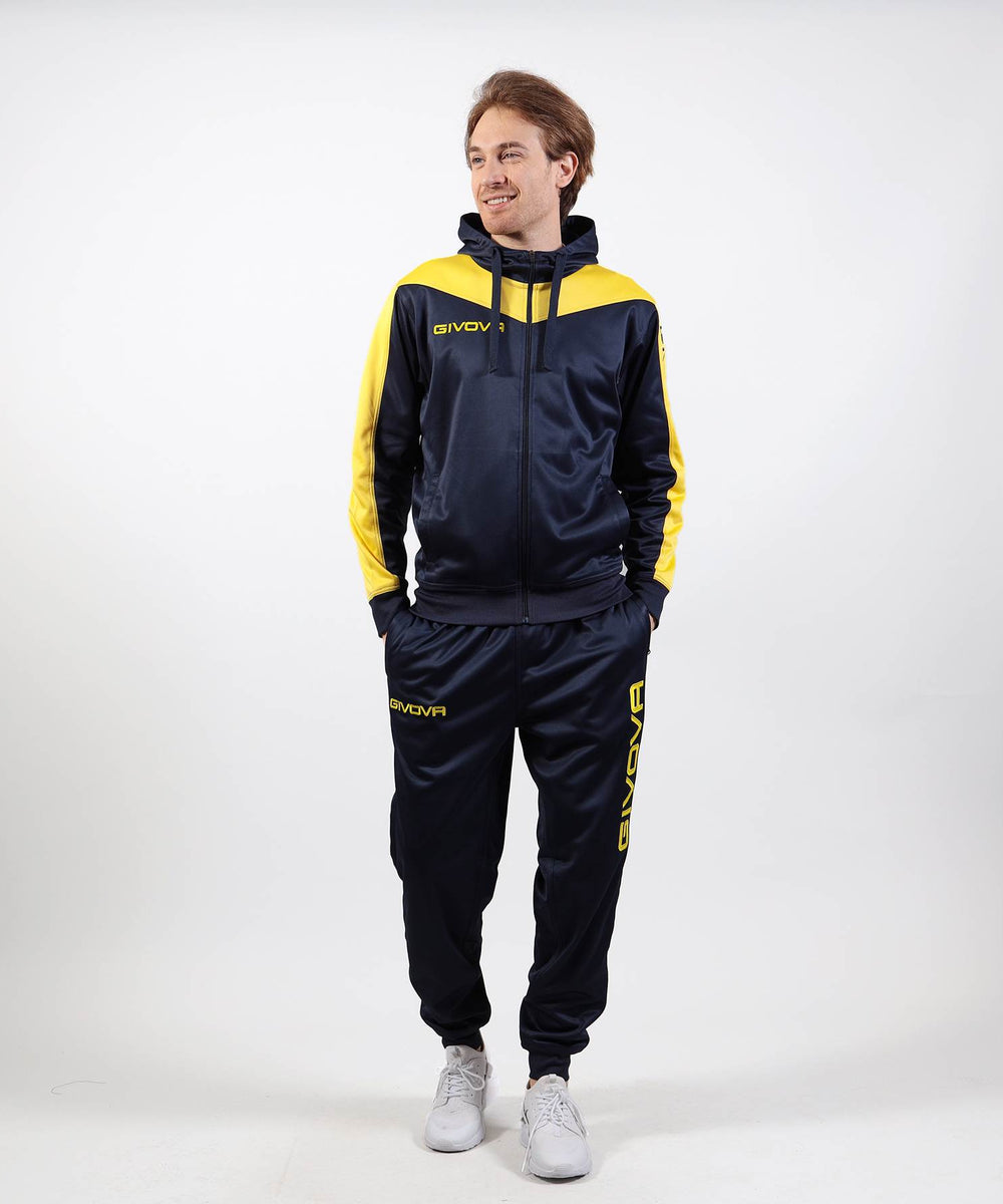 GIVOVA TUTA ROMA CON CAPPUCCIO POLARFLEECE