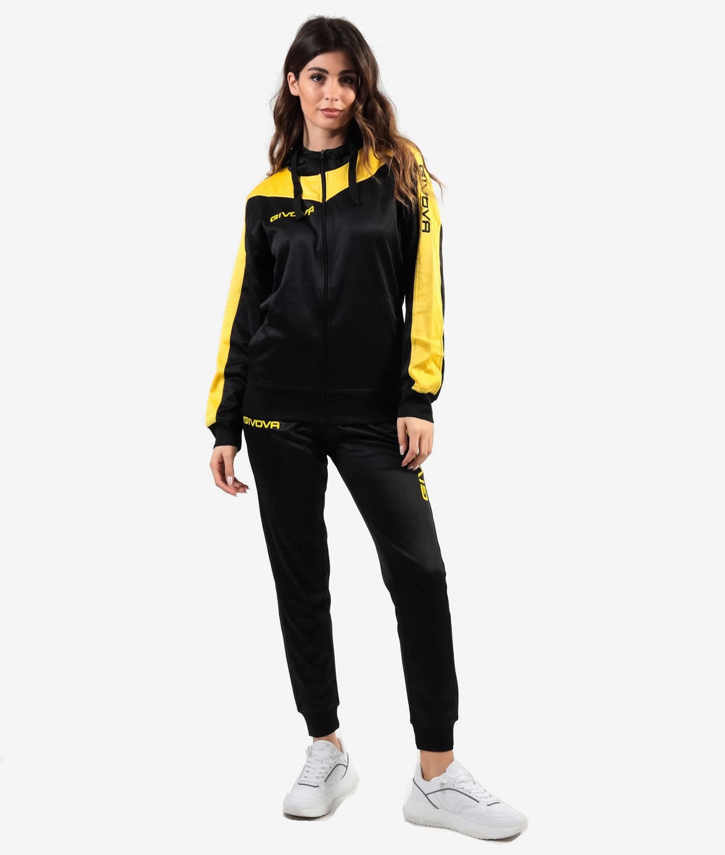 GIVOVA TUTA ROMA CON CAPPUCCIO POLARFLEECE